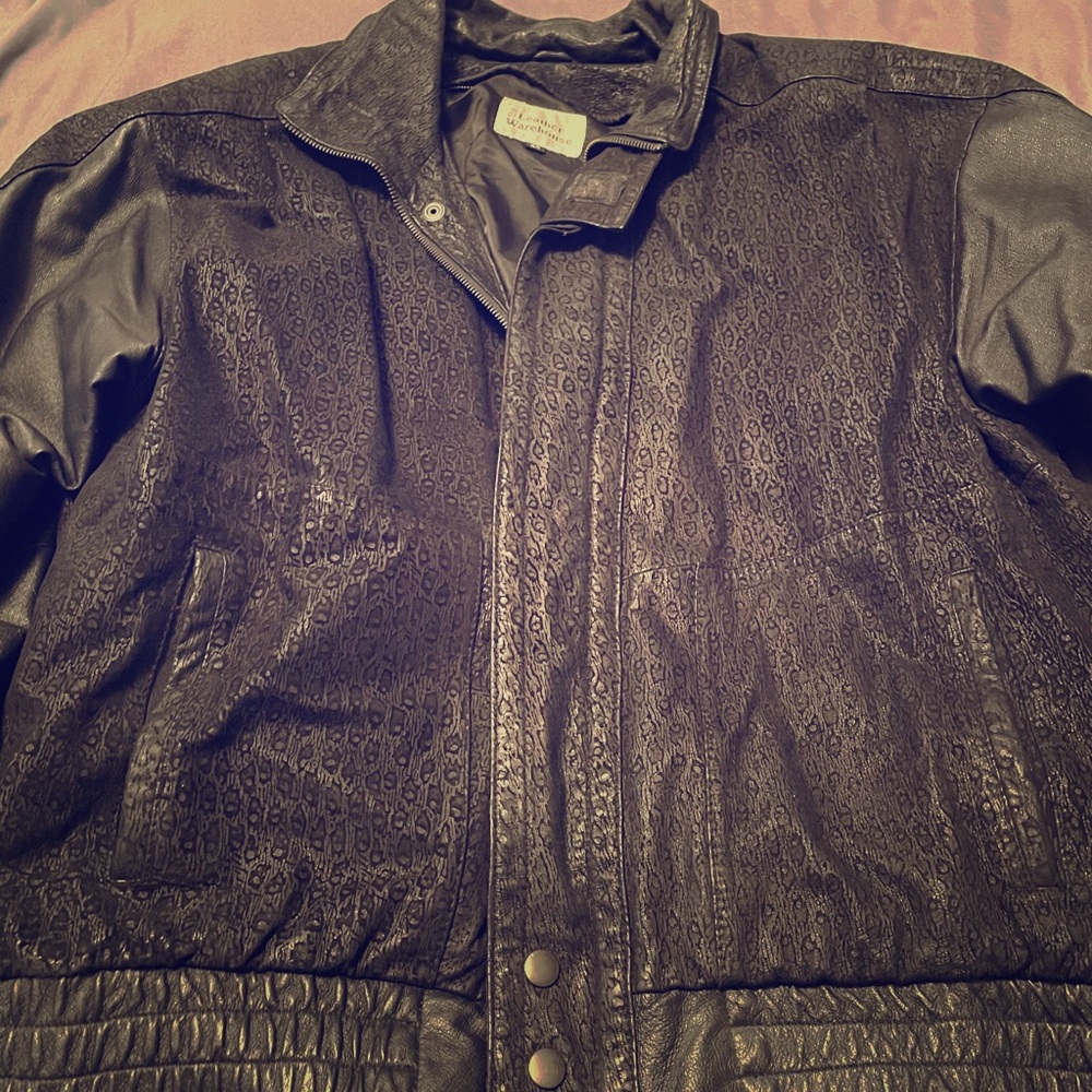 Leather jacket